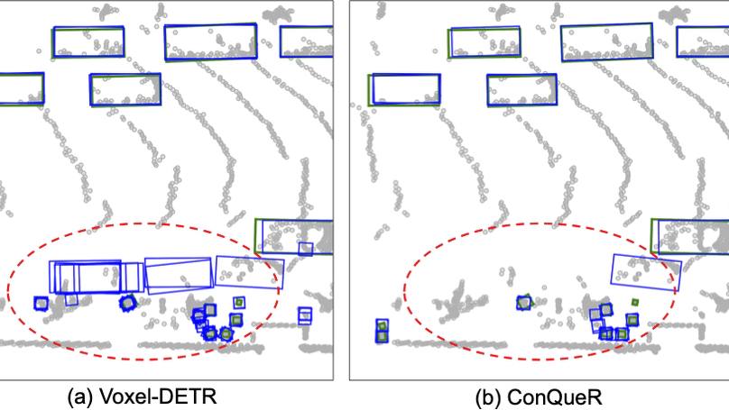 ConQueR: Query Contrast Voxel-DETR for 3D Object Detection